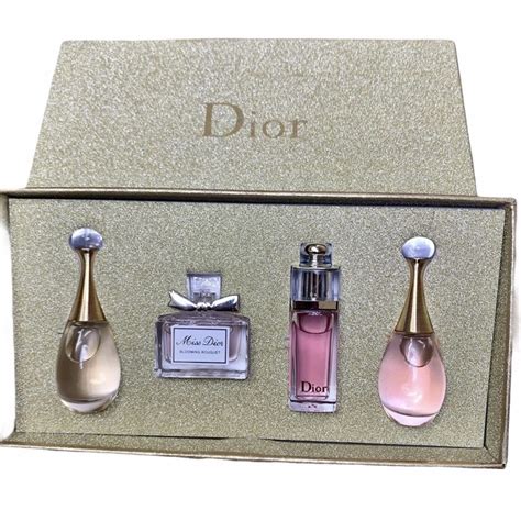 miniature dior perfume|dior miniature perfume gift set.